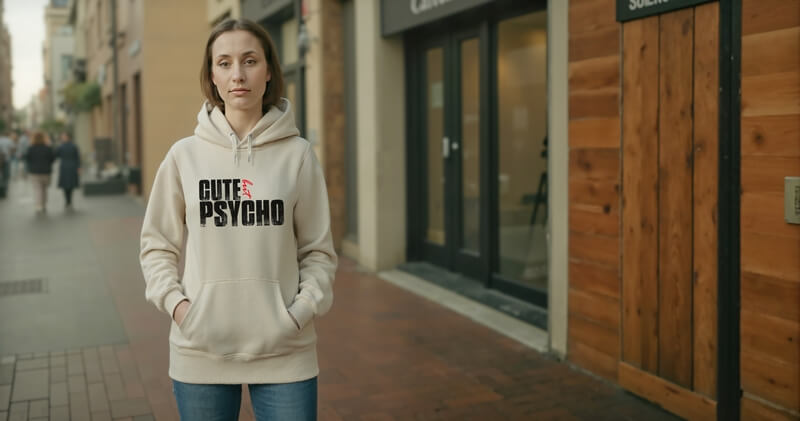 Dámská mikuna cute psycho